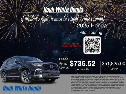 2025 Honda Pilot Touring 8-Passenger