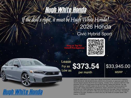 2026 Honda Civic Hybrid Sport Touring