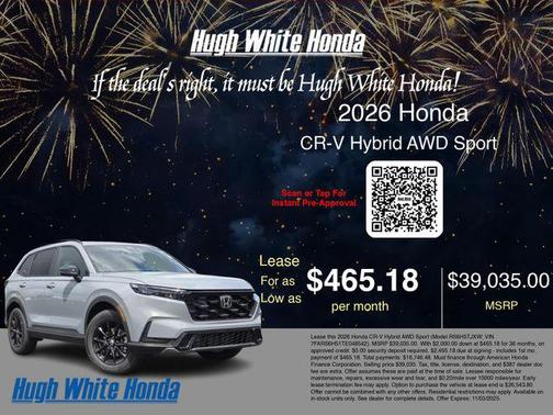 2026 Honda CR-V Hybrid Sport AWD