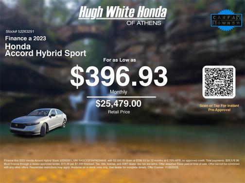 2023 Honda Accord Hybrid Base