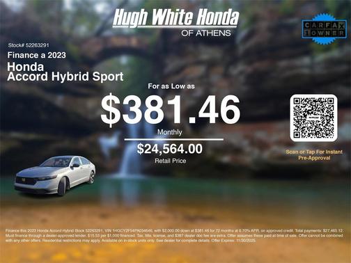 2023 Honda Accord Hybrid Base