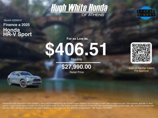 2025 Honda HR-V AWD Sport