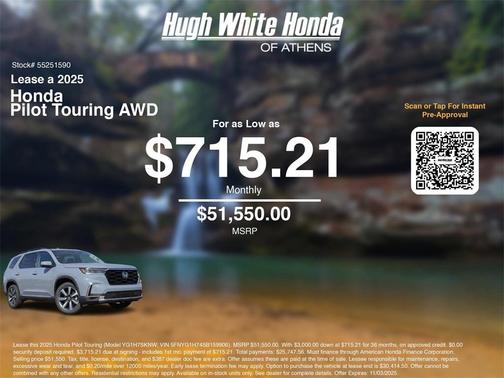 2025 Honda Pilot Touring 8-Passenger