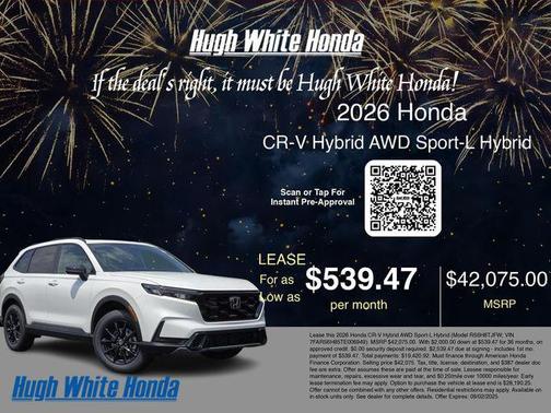 2026 Honda CR-V Hybrid Sport-L