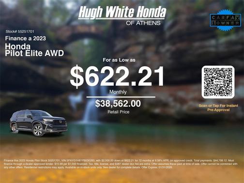 2023 Honda Pilot AWD Elite