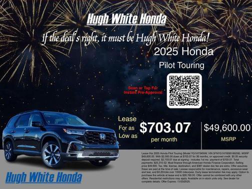 2025 Honda Pilot Touring 8-Passenger