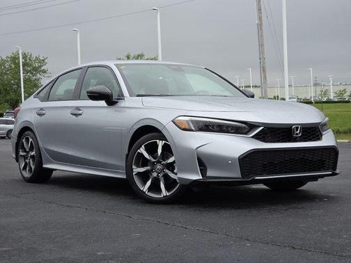 Solar Silver Metallic 2026 Honda Civic Hybrid Sport Touring