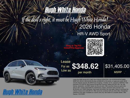 2026 Honda HR-V AWD Sport