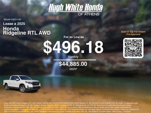 2025 Honda Ridgeline RTL