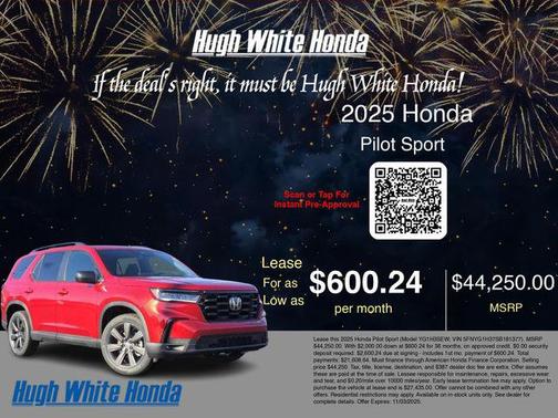 2025 Honda Pilot Sport