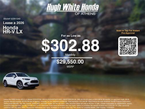 2026 Honda HR-V LX