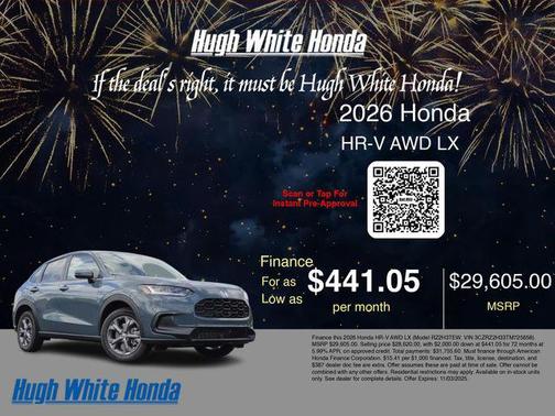2026 Honda HR-V LX