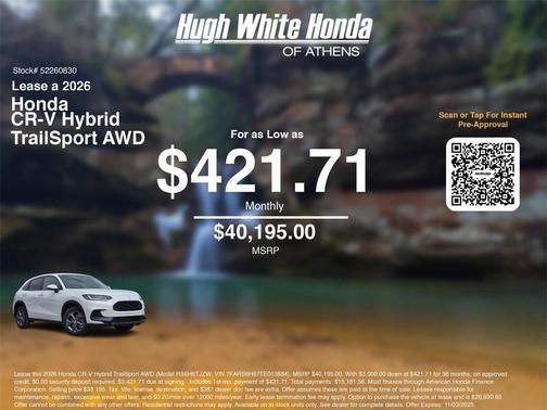 2026 Honda CR-V Hybrid TrailSport AWD