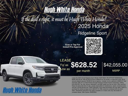 2025 Honda Ridgeline Sport