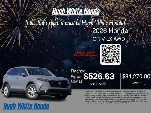 2026 Honda CR-V LX AWD