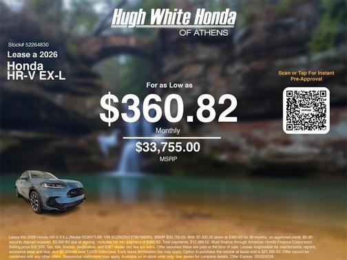 2026 Honda HR-V EX-L