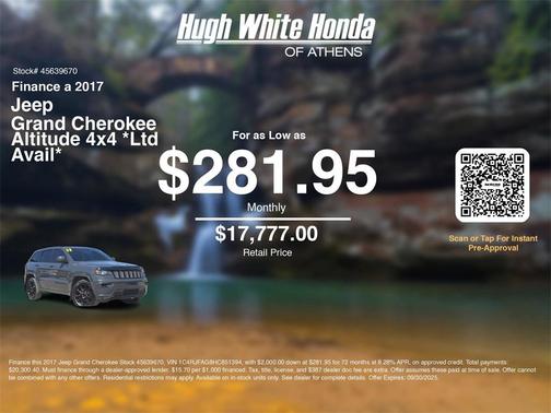 2017 Jeep Grand Cherokee Altitude