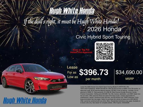 2026 Honda Civic Hybrid Sport Touring