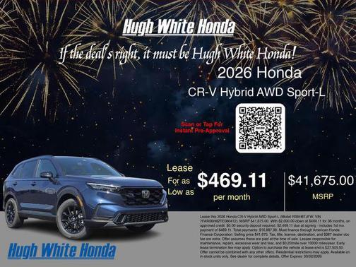 2026 Honda CR-V Hybrid Sport-L AWD