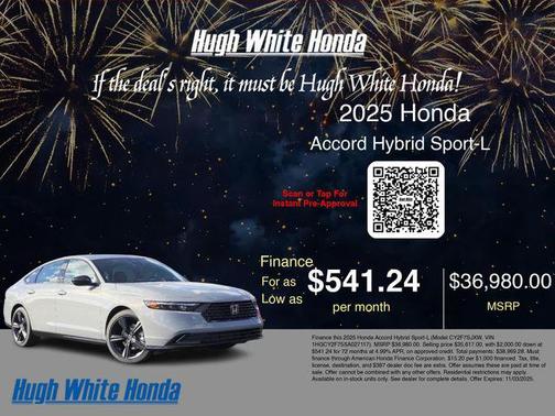 2025 Honda Accord Hybrid Base