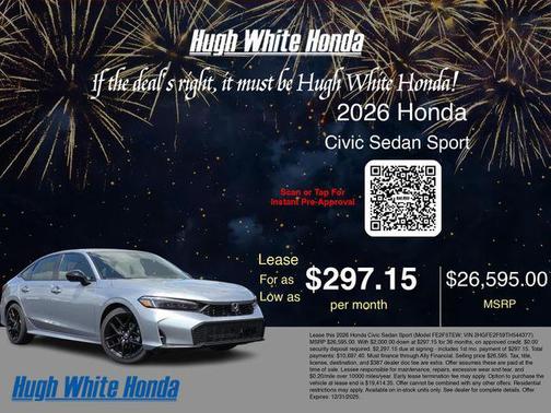 2026 Honda Civic Sport