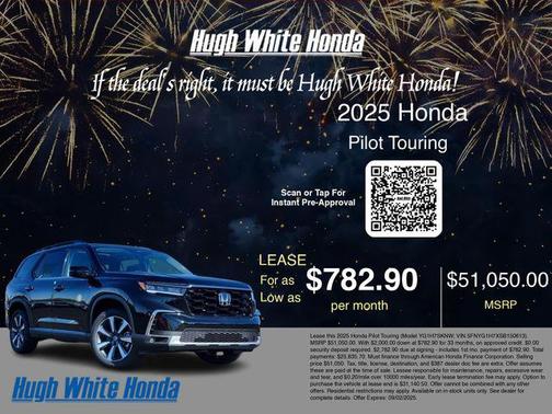 2025 Honda Pilot Touring 8-Passenger