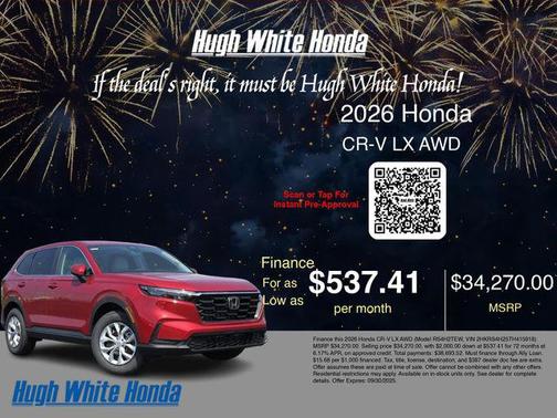 2026 Honda CR-V LX AWD