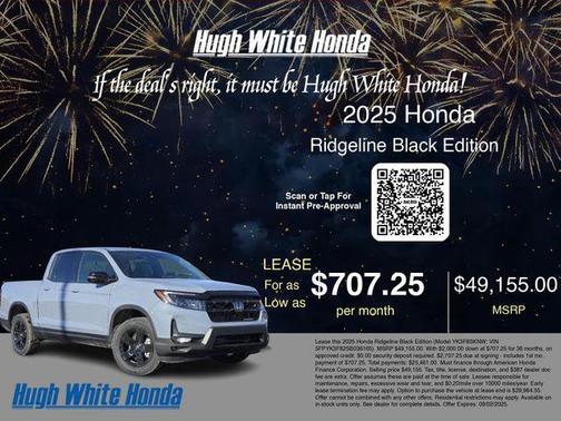 2025 Honda Ridgeline Black