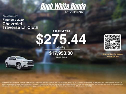 2020 Chevrolet Traverse LT Cloth