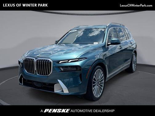 Blue Ridge Mountain Metallic 2025 BMW X7 xDrive40i