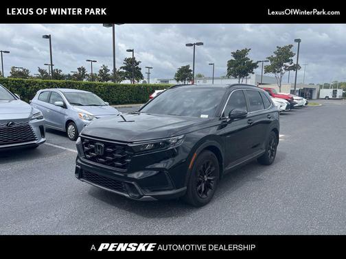 Crystal Black Pearl 2024 Honda CR-V Hybrid Sport FWD