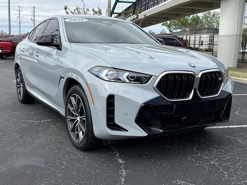 Gray Metallic 2025 BMW X6 M60i