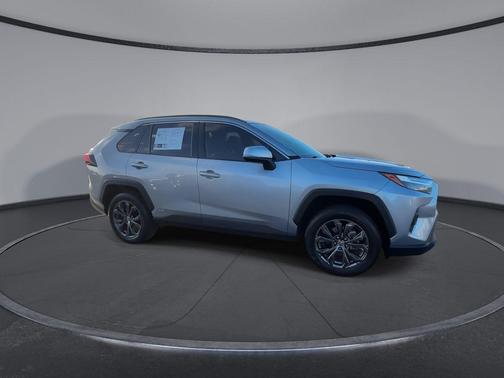 Silver Sky Metallic 2023 Toyota RAV4 Hybrid XLE Premium