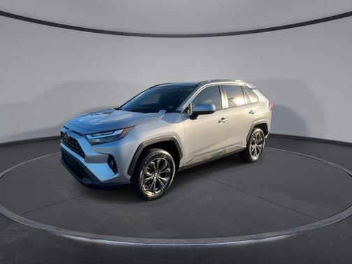 Silver Sky Metallic 2023 Toyota RAV4 Hybrid XLE Premium