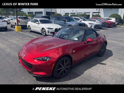 Soul Red Crystal Metallic 2024 Mazda MX-5 Miata Grand Touring