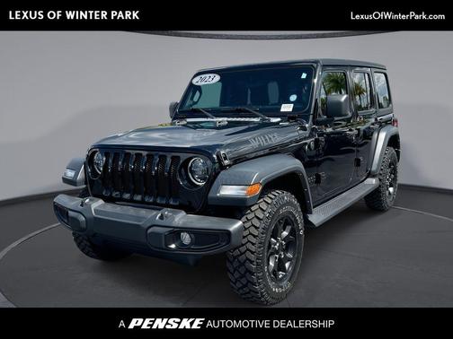 Black Clearcoat 2023 Jeep Wrangler Willys