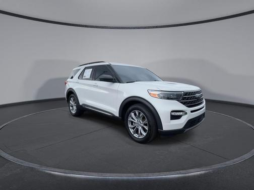 STAR WHITE MET TRI-COAT 2023 Ford Explorer XLT