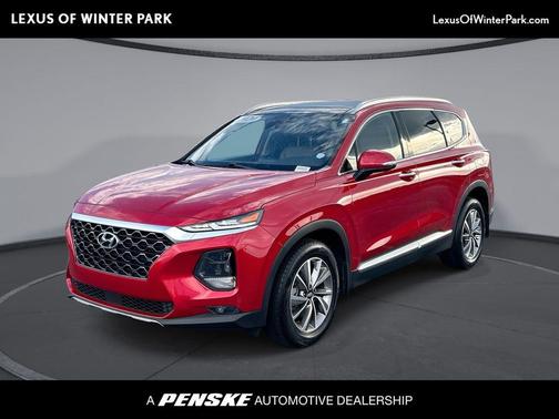 Calypso Red 2020 Hyundai SANTA FE SEL 2.4