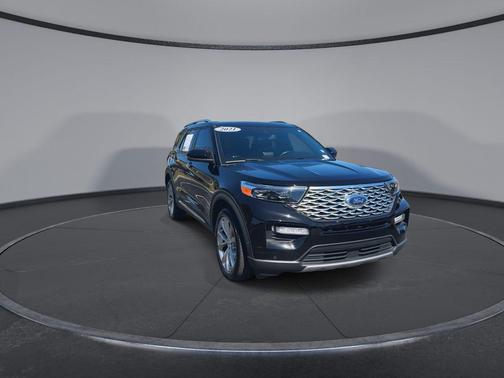 AGATE BLACK METALLIC 2021 Ford Explorer Platinum