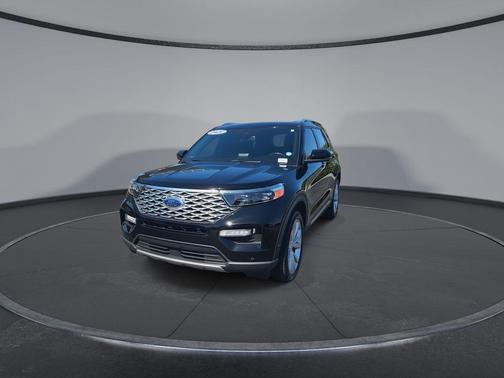 AGATE BLACK METALLIC 2021 Ford Explorer Platinum
