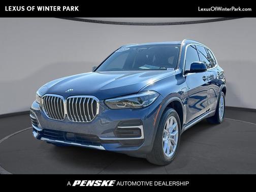 Phytonic Blue Metallic 2022 BMW X5 PHEV xDrive45e