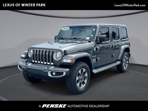 Granite Crystal Metallic Clearcoat 2018 Jeep Wrangler Unlimited Sahara