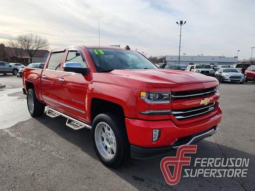 Red 2018 Chevrolet Silverado 1500 LTZ Truck