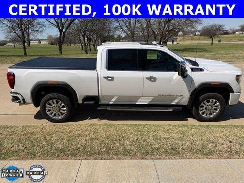 White Frost Tri-Coat 2022 GMC Sierra 2500 Denali