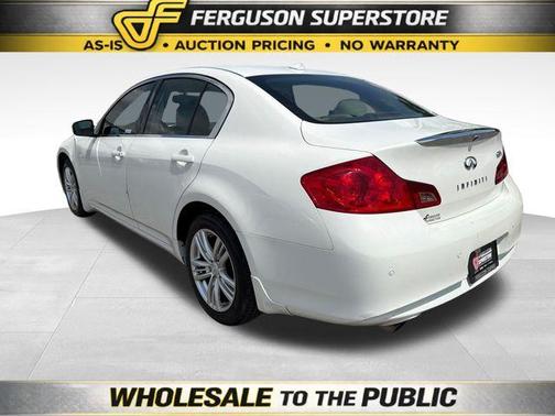 Moonlight White 2010 INFINITI G37x Base