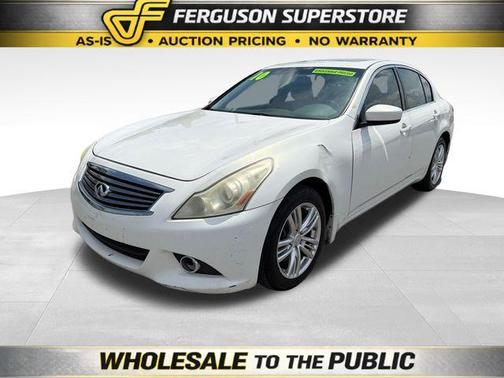 Moonlight White 2010 INFINITI G37x Base