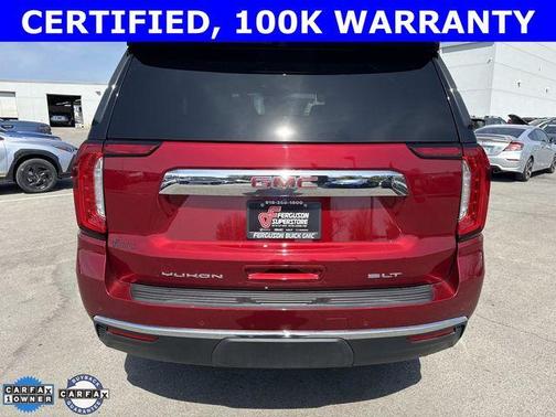 Volcanic Red 2023 GMC Yukon SLT