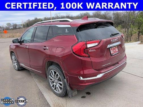 Volcanic Red 2024 GMC Terrain Denali