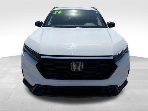 Platinum White 2024 Honda CR-V Hybrid Sport-L