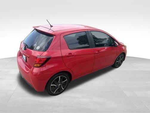 Absolutely Red 2015 Toyota Yaris SE